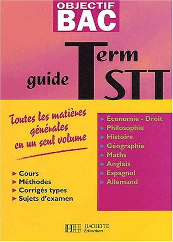 objectif bac : toutes les matières générales, terminale stt