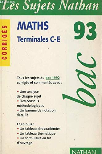 Maths : terminales C, E