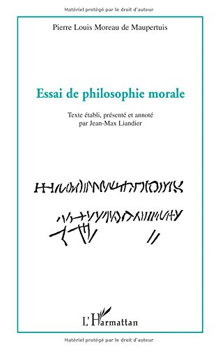Essai de philosophie morale