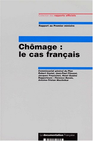 Chômage, le cas français : rapport au Premier ministre