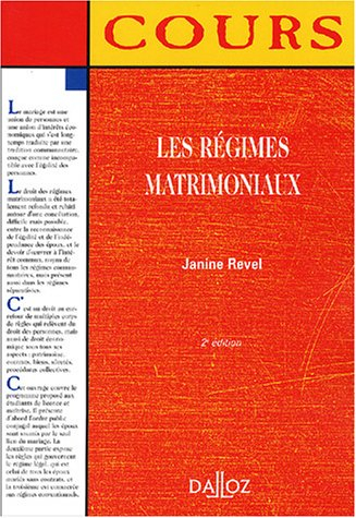 Régimes matrimoniaux