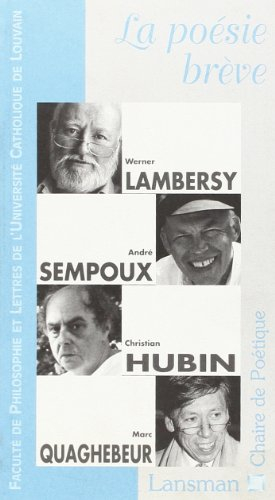 La poésie brève