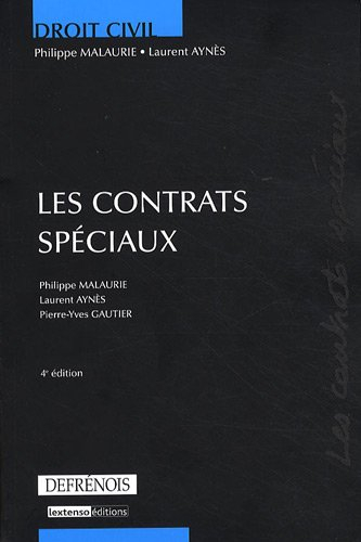 Les contrats spéciaux