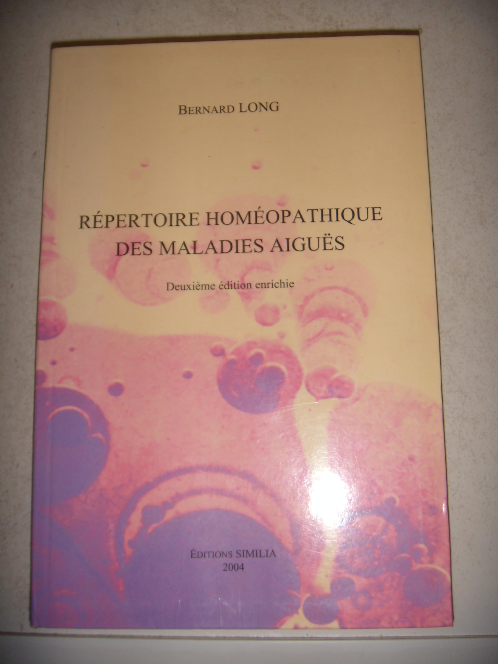 Répertoire homéopathique des maladies aiguës