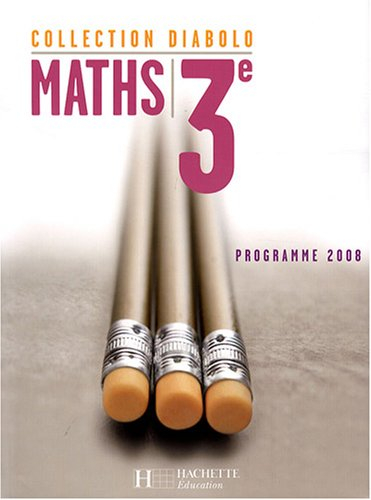 Maths 3e : programme 2008