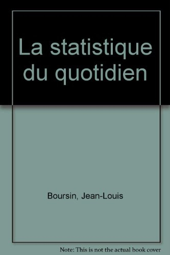 La Statistique du quotidien