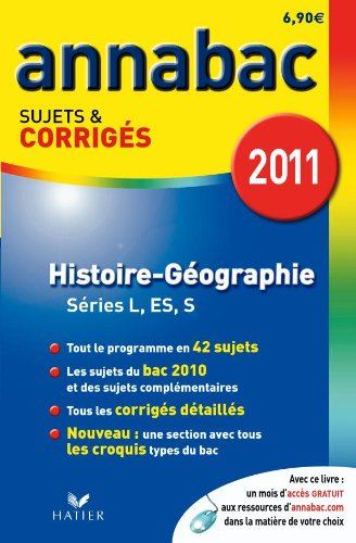 Histoire-géographie, séries L, ES, S