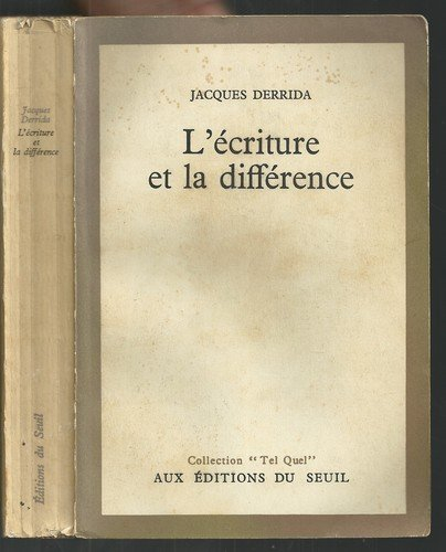l'écriture et la différence.