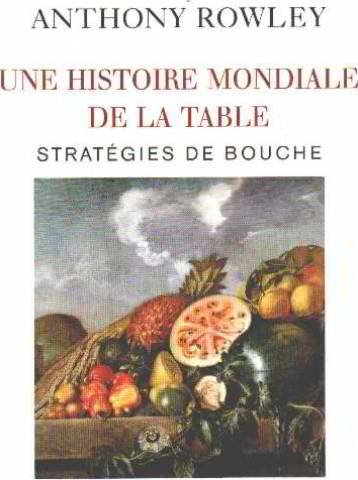 une histoire mondiale de la table