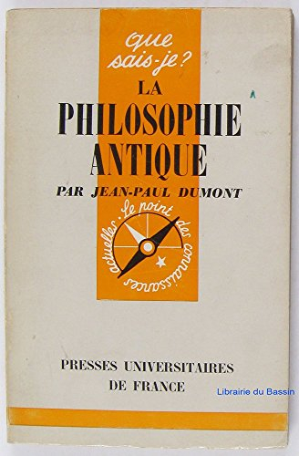 La Philosophie antique
