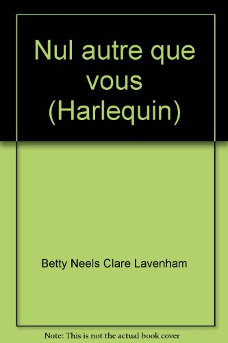 nul autre que vous (harlequin)