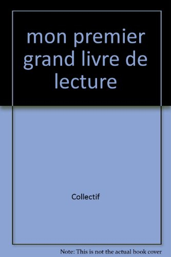 mon premier grand livre de lecture