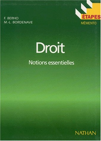 Droit, notions essentielles