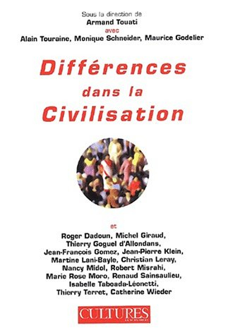 Différences dans la civilisation : actes du 2e congrès Sciences de l'homme et sociétés, Cannes, Pala