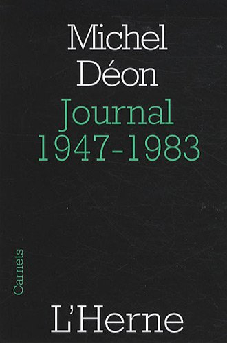 Journal 1947-1983 : extraits