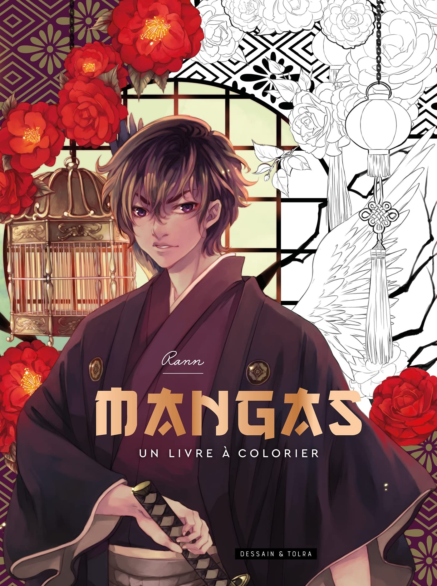 Mangas : un livre à colorier