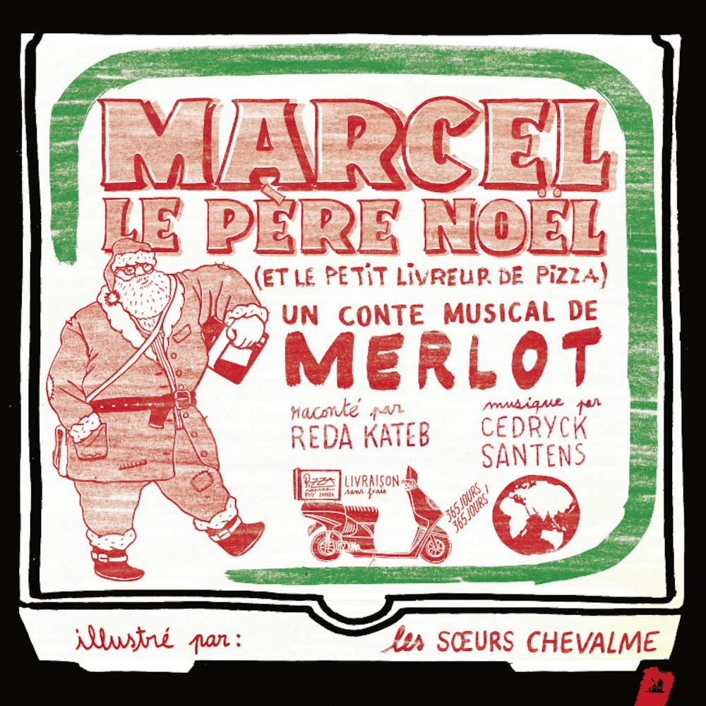 Marcel le Père Noël, et le petit livreur de pizza