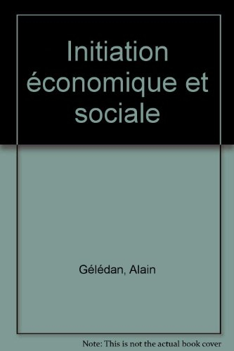 Initiation économique et sociale