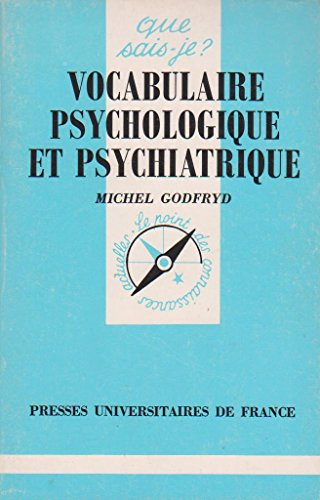 vocabulaire psychologique et psychiatrique