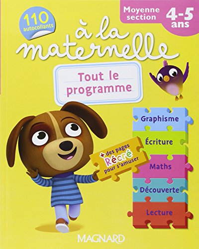 A la maternelle, moyenne section, 4-5 ans : tout le programme