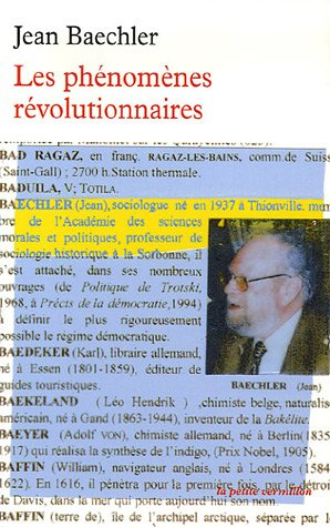 Les phénomènes révolutionnaires