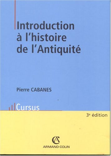 Introduction à l'histoire de l'Antiquité