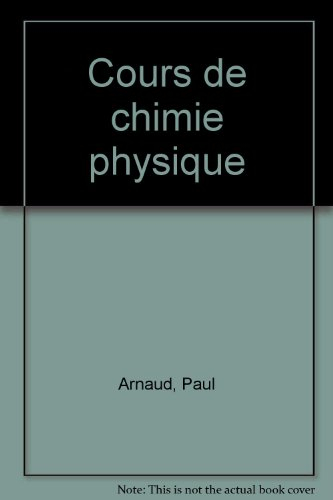 cours de chimie physique