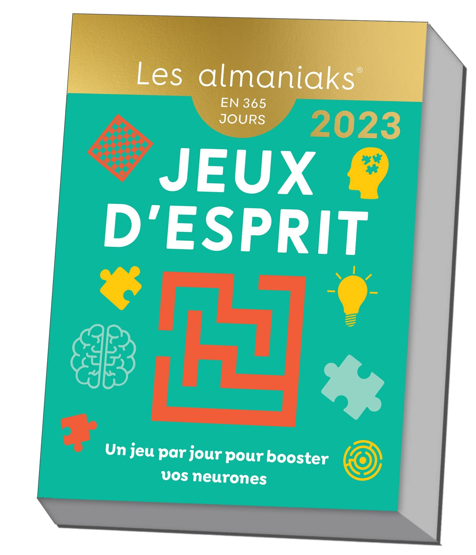 Jeux d'esprit : un jeu par jour pour booster vos neurones : en 365 jours, 2023
