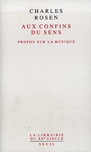 Aux confins du sens : propos sur la musique