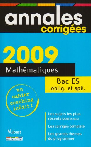 Mathématiques : bac série ES, oblig. et spé.