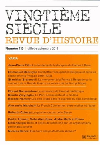 Vingtième siècle, n° 115