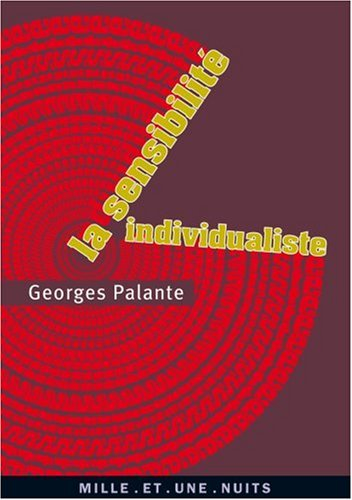 La sensibilité individualiste