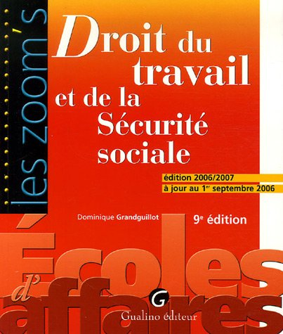 Droit du travail et de la sécurité sociale