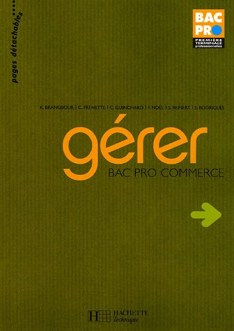 Gérer, bac pro commerce