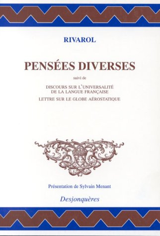 Pensées diverses : et autres textes