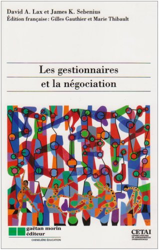 Les gestionnaires de la négociation
