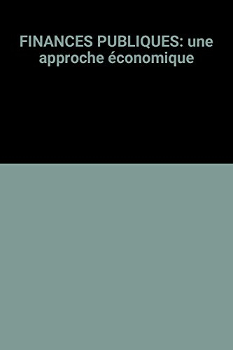 finances publiques: une approche économique