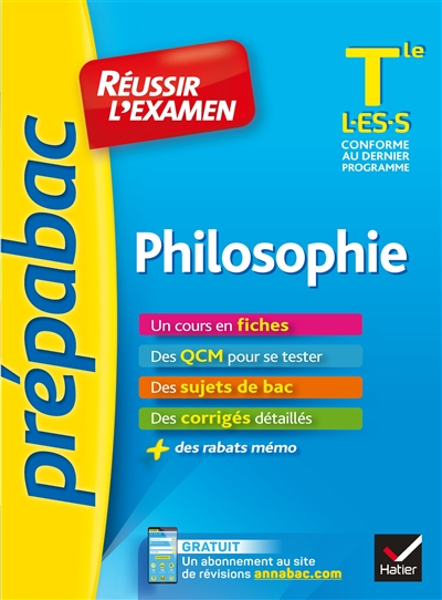 Philosophie terminale L, ES, S : conforme au dernier programme