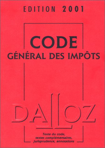 Code général des impôts 2001