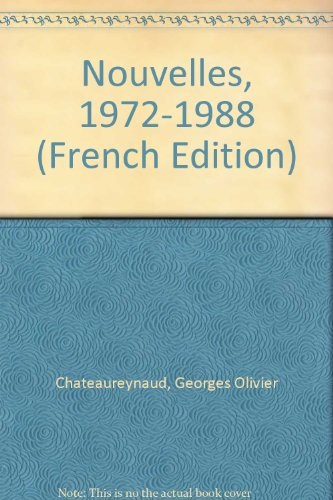 Nouvelles : 1972-1988