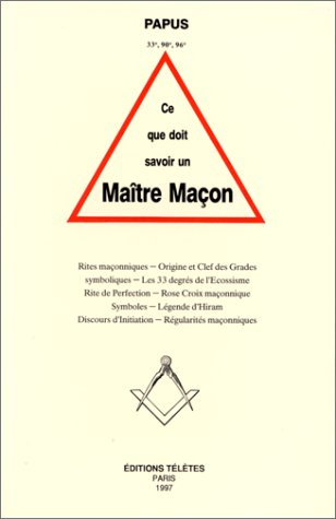 Ce que doit savoir un maître maçon