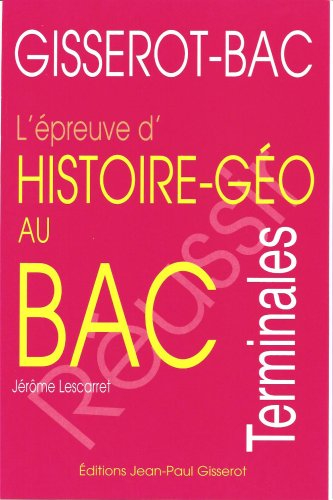 L'épreuve d'histoire géo au bac