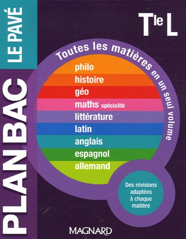 Philo, histoire, géo, maths spécialité, littérature, latin, anglais, espagnol, allemand terminale L 