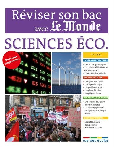 Sciences éco, terminale ES : nouveaux programmes