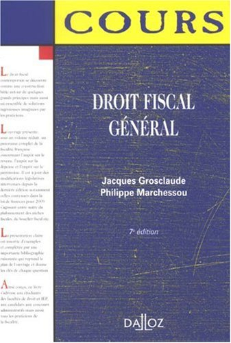 Droit fiscal général