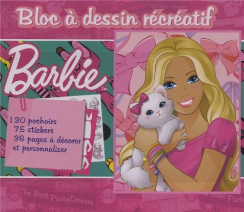 Barbie : bloc à dessin récréatif