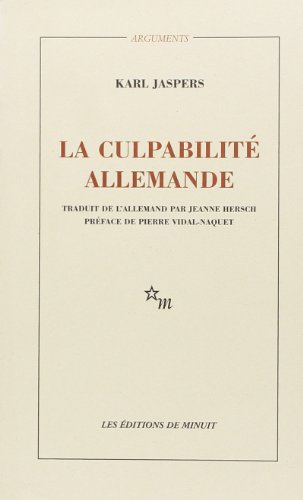 La culpabilité allemande