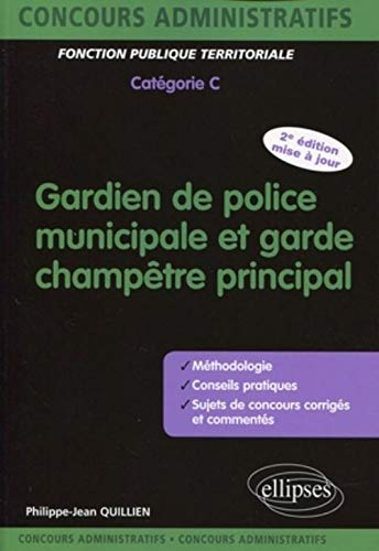 Gardien de police municipale et garde champêtre principal