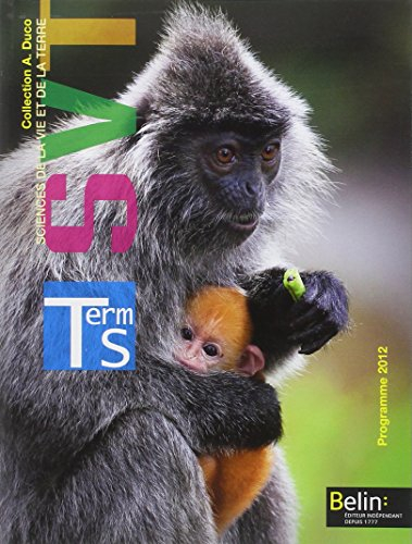 SVT, sciences de la vie et de la terre, Terminale S : programme 2012