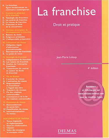 La franchise : droit et pratique
